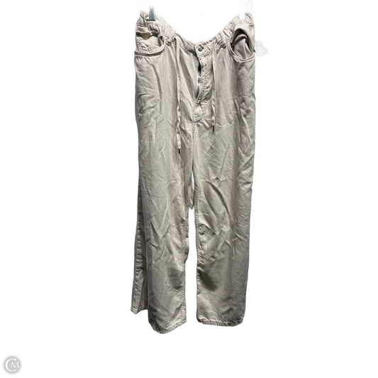 Pants Wide Leg By Pilcro In Cream, Size: L