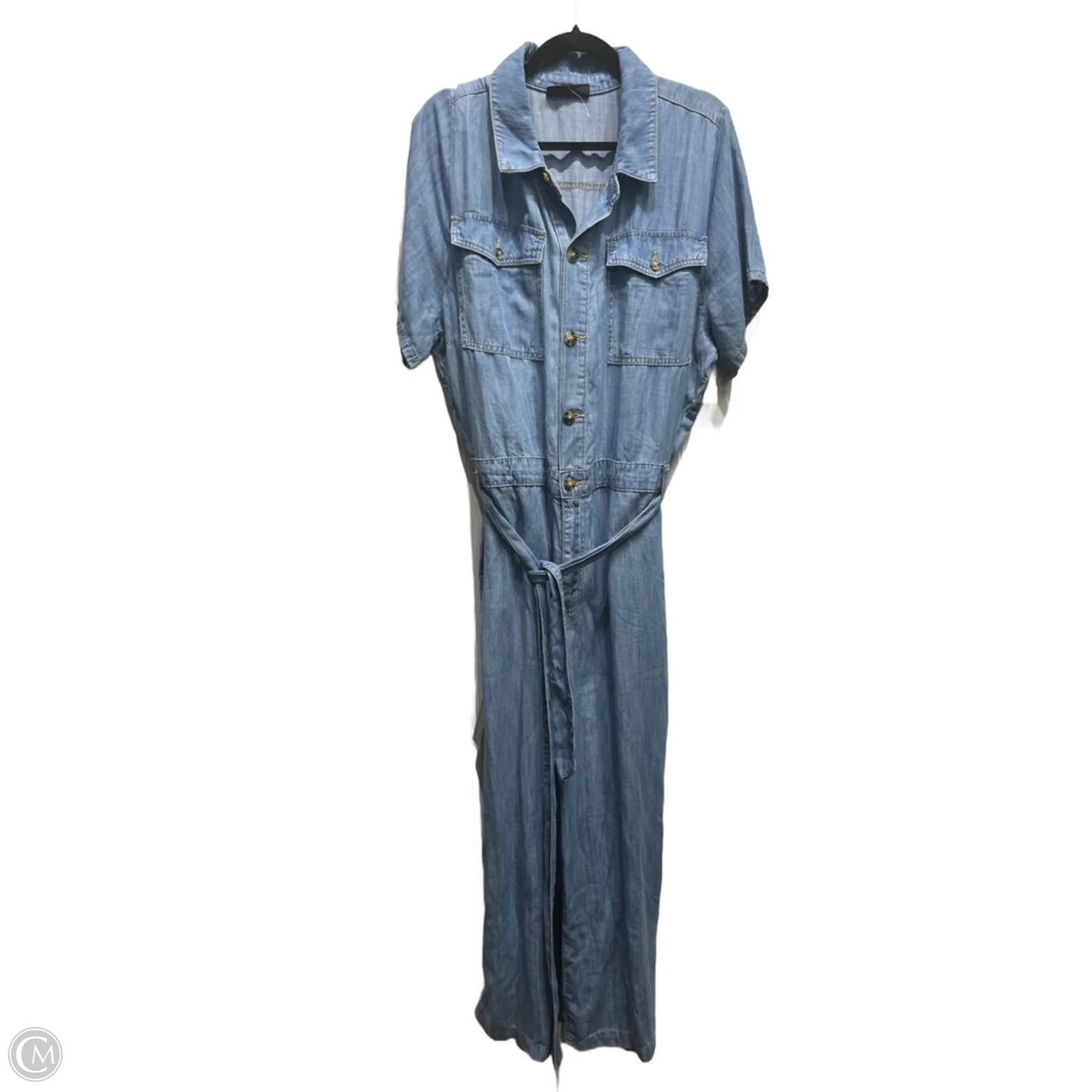 Jumpsuit By Lane Bryant In Blue Denim, Size: 22