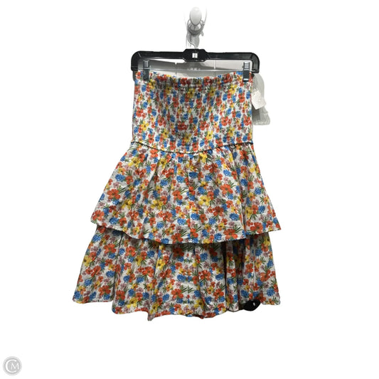 Dress Casual Short By Altard State In Blue & Yellow, Size: L