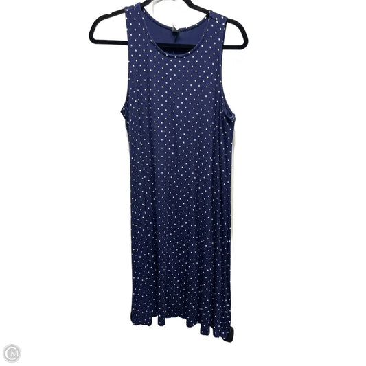 Dress Casual Short By Old Navy In Blue & White, Size: L