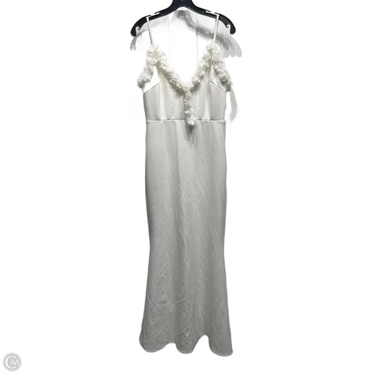 Dress Party Long By Lulus In White, Size: M