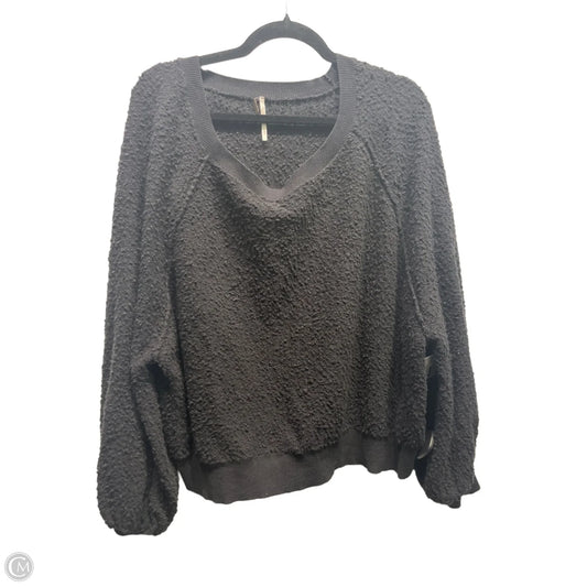 Top Long Sleeve By Free People In Black, Size: M