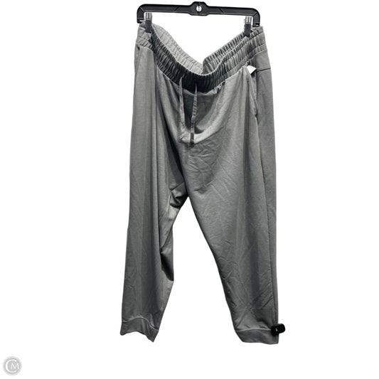 Athletic Pants By Nike Apparel In Grey, Size: 2x