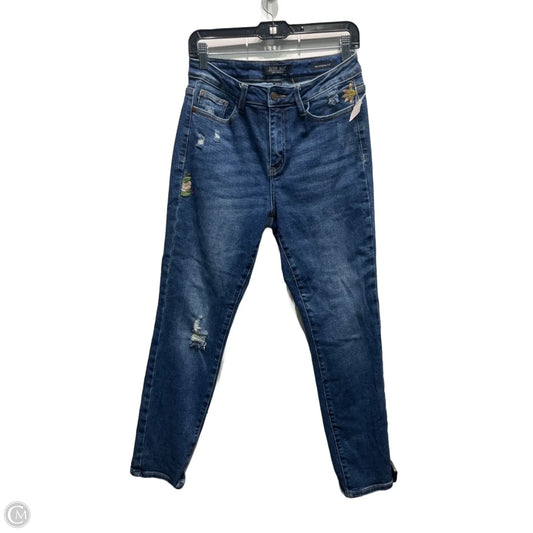 Jeans Boyfriend By Judy Blue In Blue Denim, Size: S