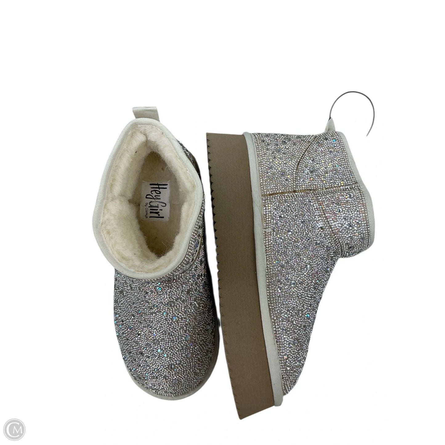 Boots Snow By Corkys In Silver, Size: 9