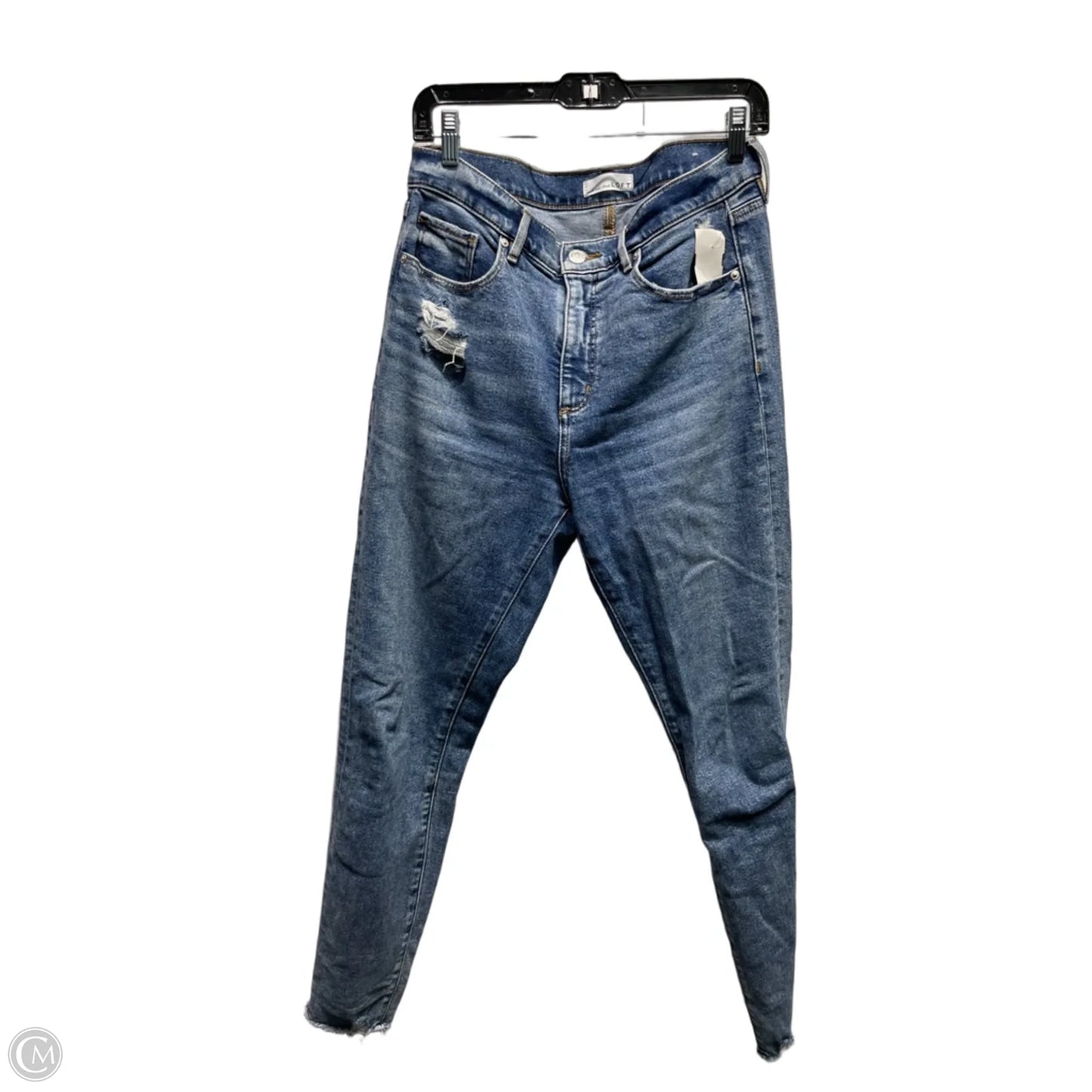 Jeans Skinny By Loft In Blue Denim, Size: 10