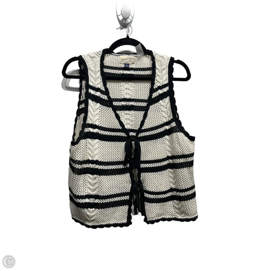 Vest Other By Universal Thread In Black & White, Size: Xl