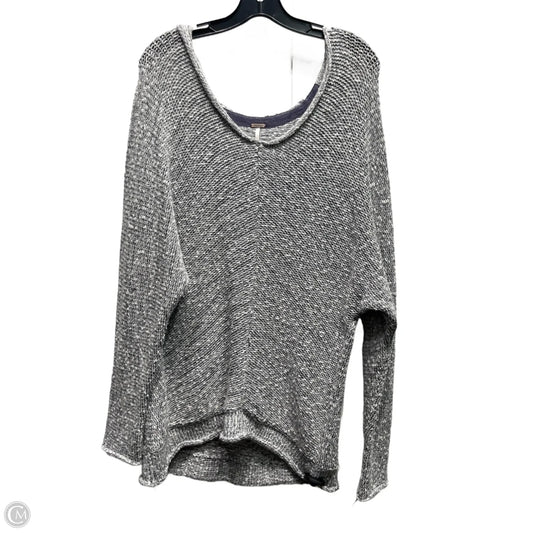 Sweater By Free People In Blue & White, Size: S