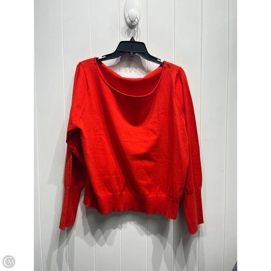 Sweater By Calvin Klein In Red, Size: Xl