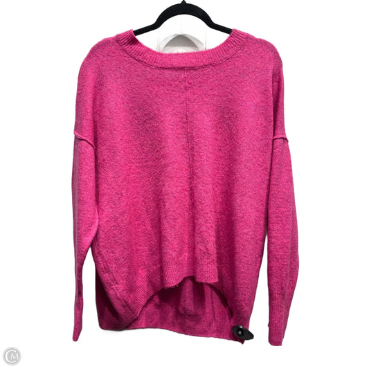 Sweater By Vince Camuto In Pink, Size: L