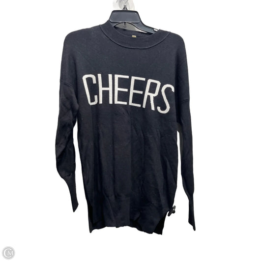 Sweater By Hem & Thread In Black & White, Size: S