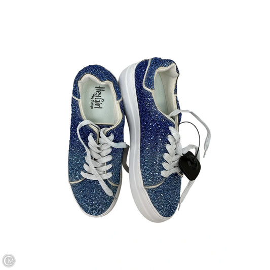 Shoes Sneakers By Corkys In Blue, Size: 8