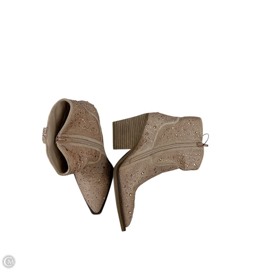 Boots Western By Very J In Rose Gold, Size: 8