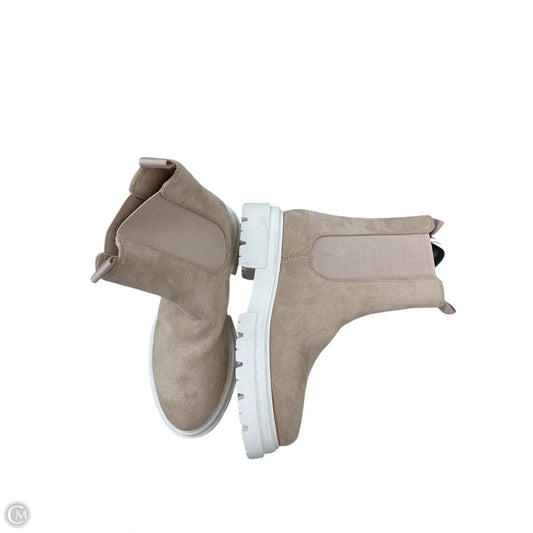 Boots Combat By COZZY GIRL In Tan, Size: 8