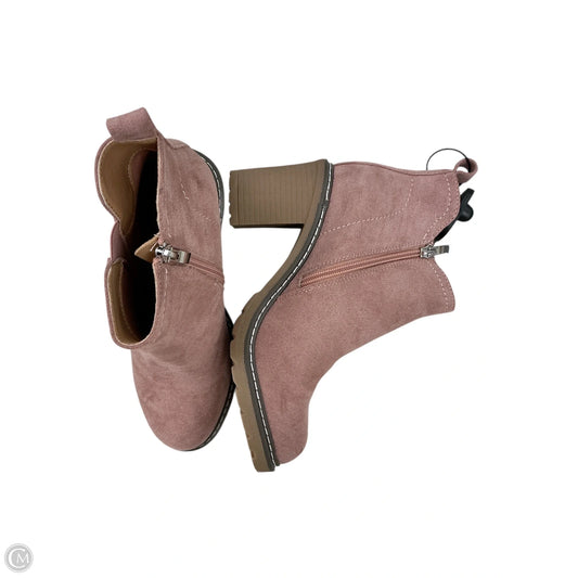Boots Ankle Flats By Corkys In Mauve, Size: 8
