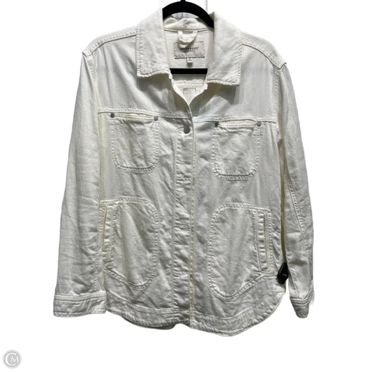 Jacket Denim By Liverpool In White, Size: M