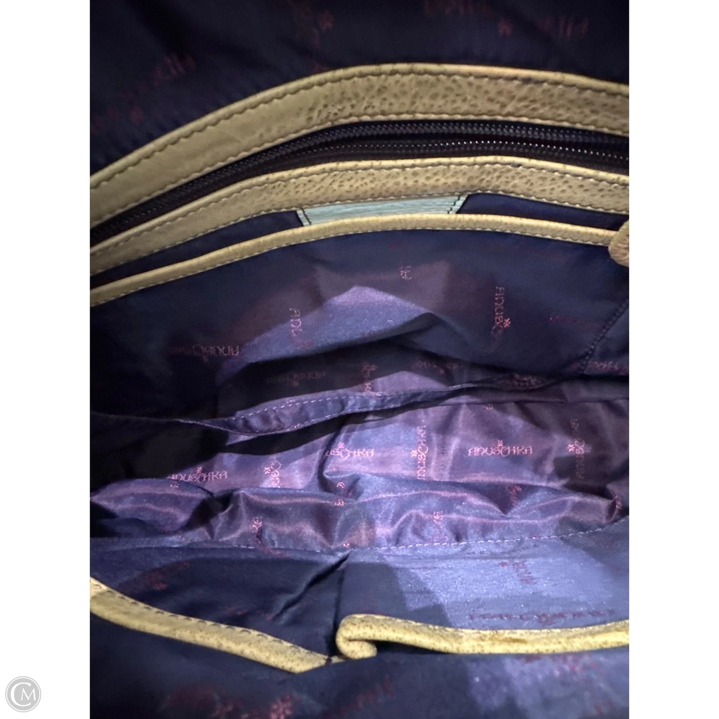 Handbag Leather By Anuschka, Size: Medium