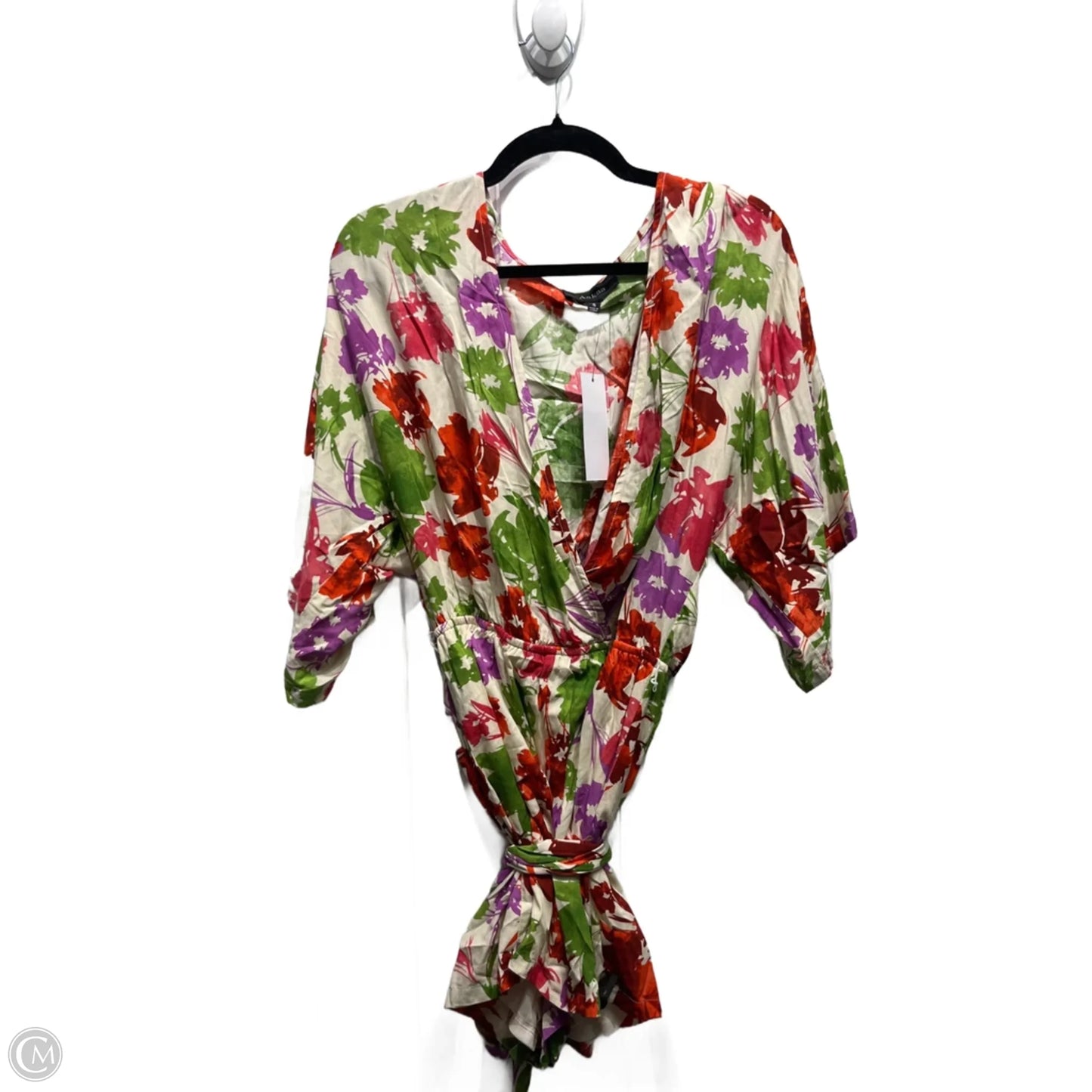 Romper By Aakaa In Green & Red, Size: S