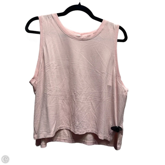 Athletic Tank Top By Lululemon In Pink, Size: 12