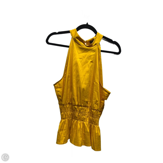 Top Sleeveless By White House Black Market In Yellow, Size: 14