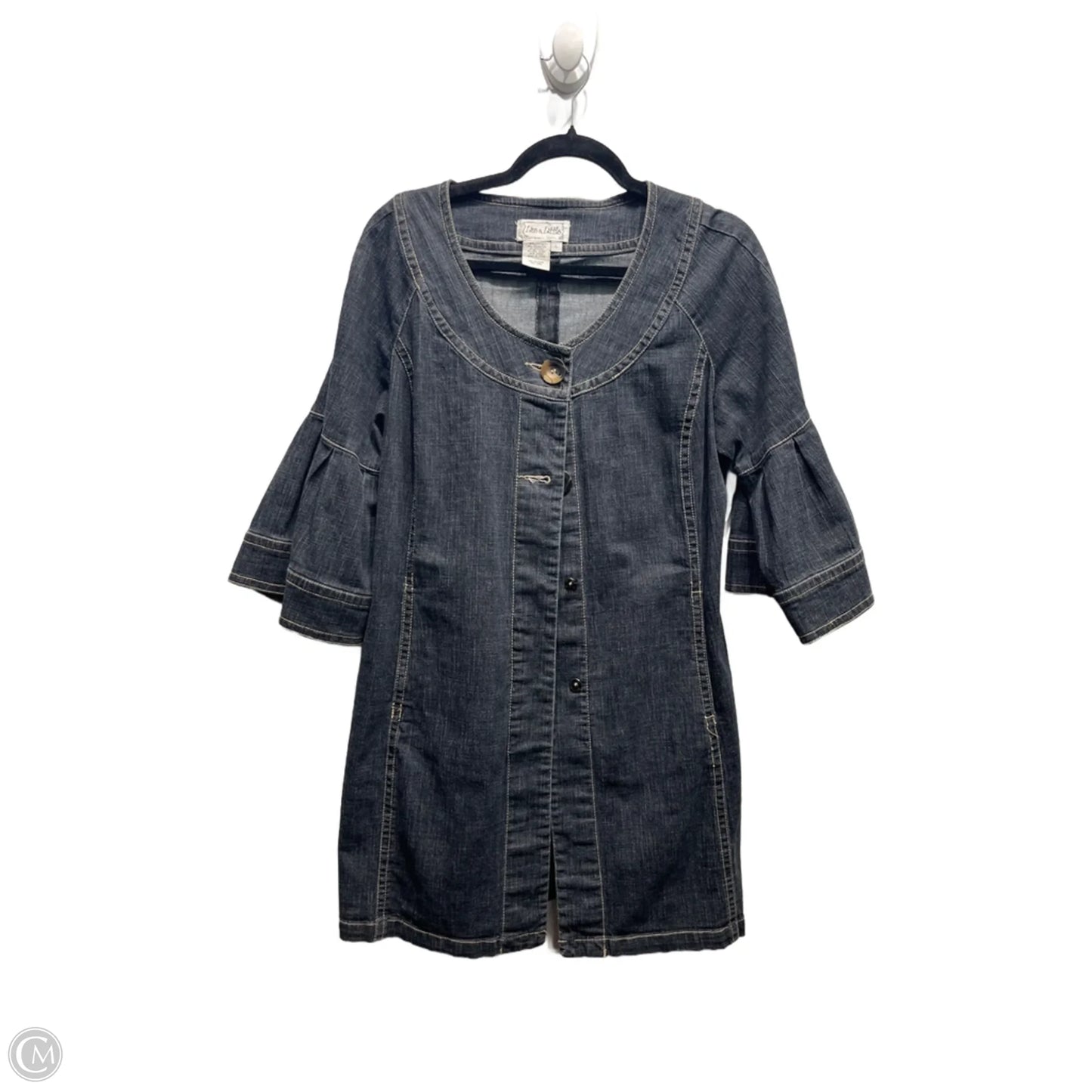 Jacket Other By Live A Little In Blue Denim, Size: L