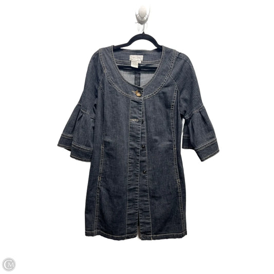 Jacket Other By Live A Little In Blue Denim, Size: L