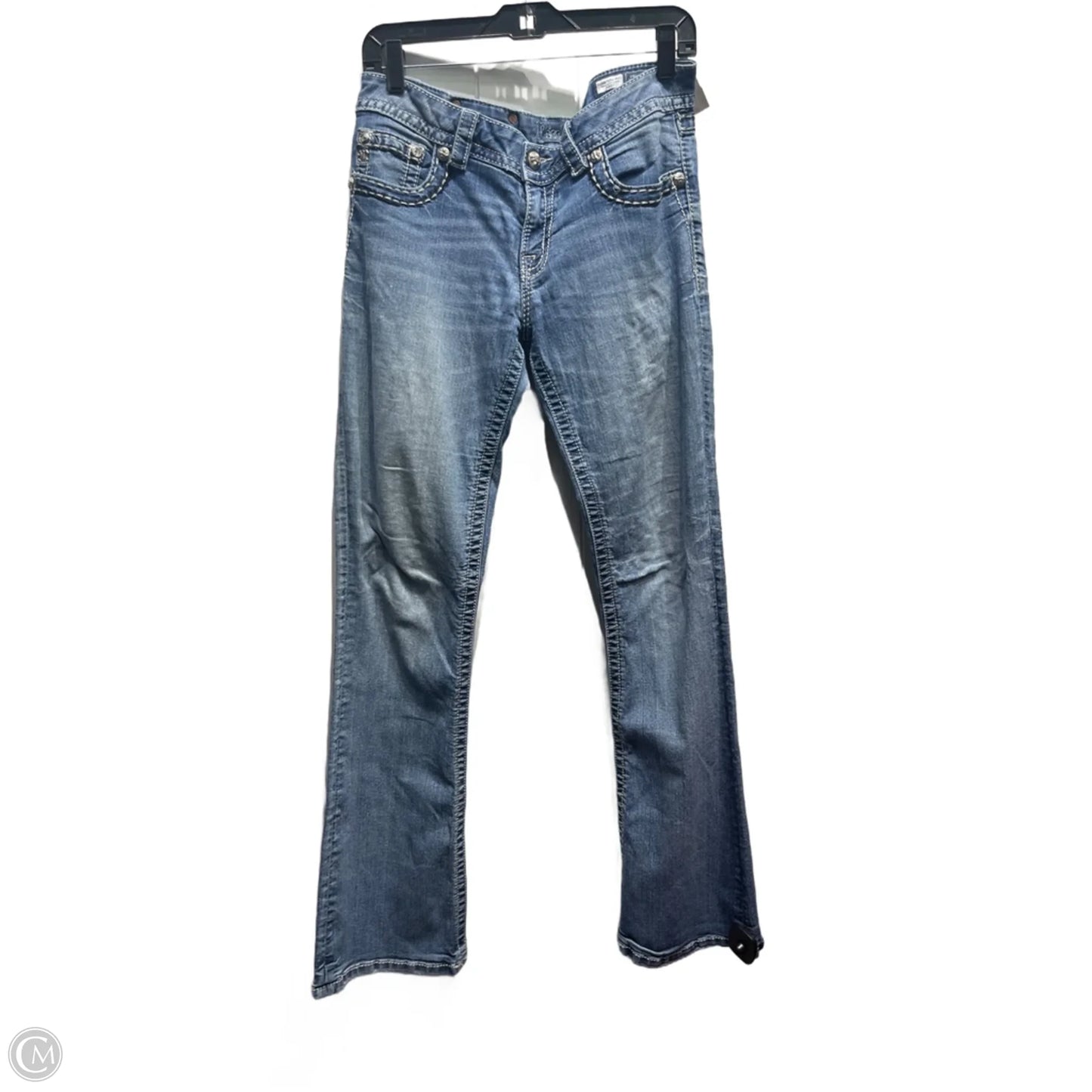 Jeans Boot Cut By Miss Me In Blue Denim, Size: 8