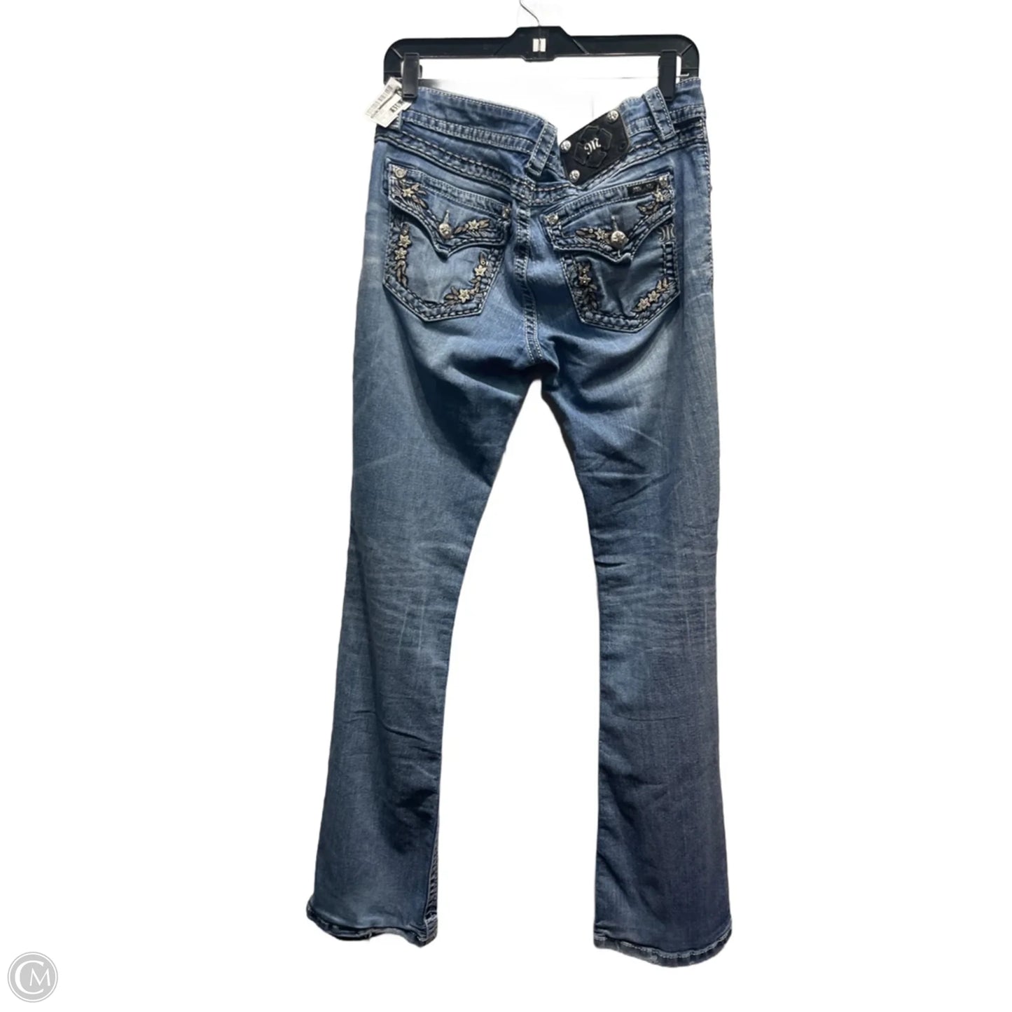 Jeans Boot Cut By Miss Me In Blue Denim, Size: 8