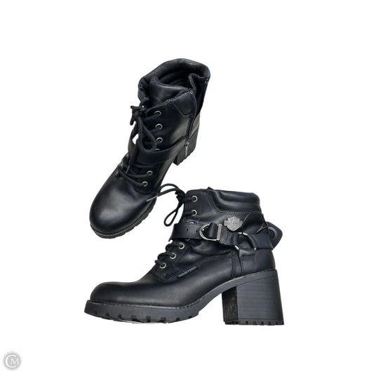 Boots Combat By Harley Davidson In Black, Size: 10