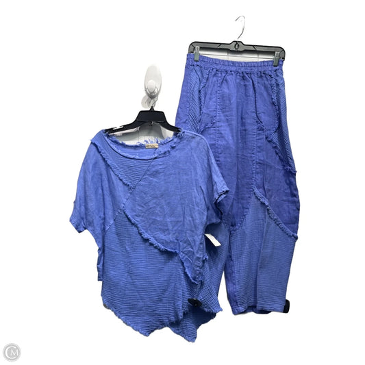 Pants Set 2pc By M Made In Italy In Purple, Size: S
