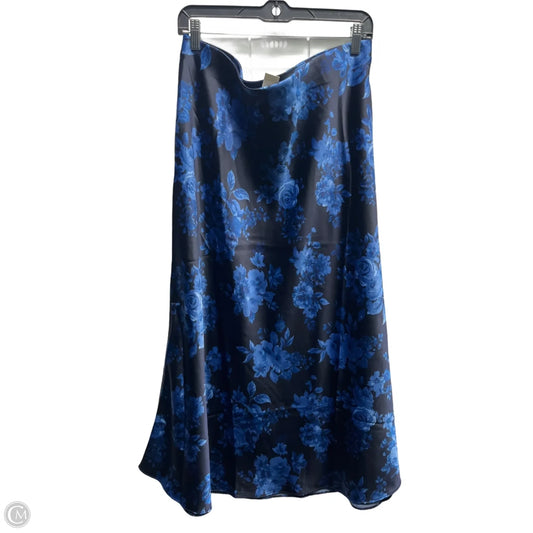 Skirt Maxi By Talbots In Navy, Size: 14