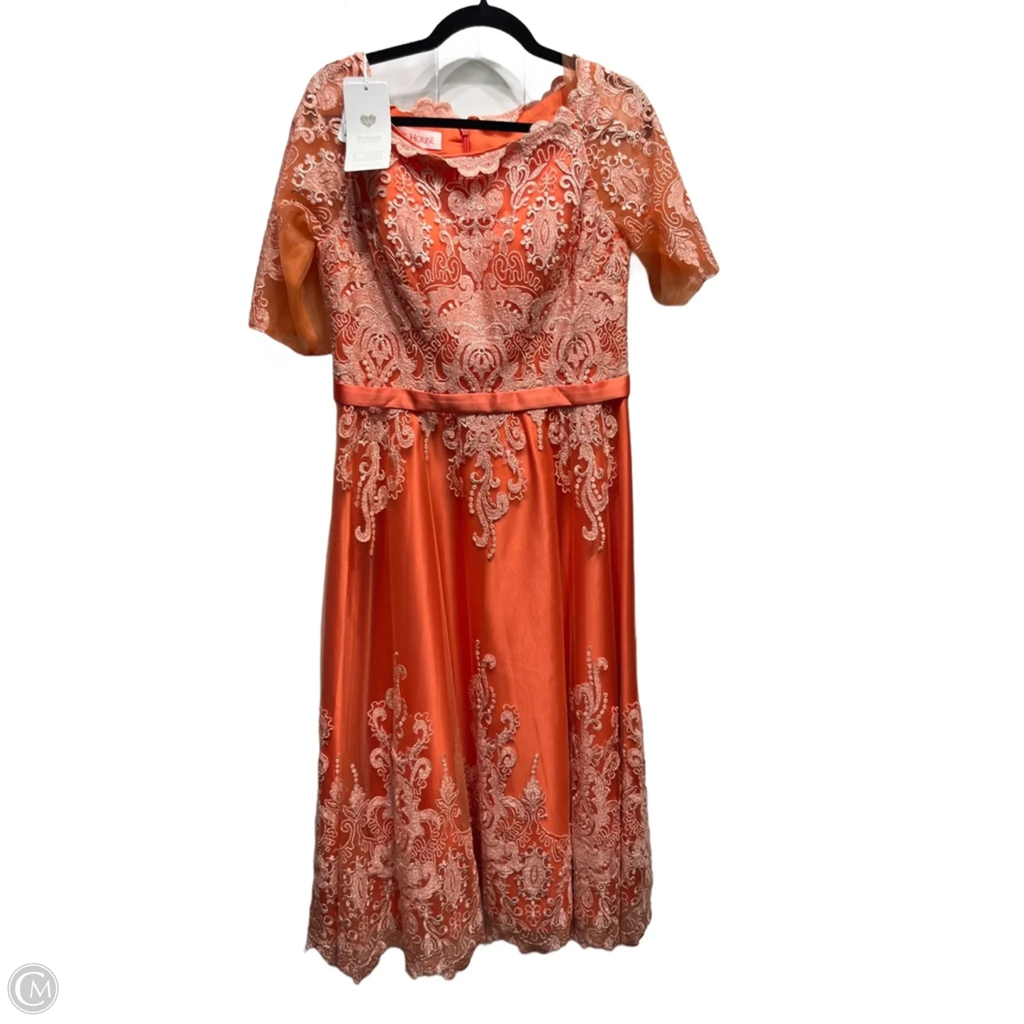 Dress Party Long By JJS HOUSE In Orange, Size: 12