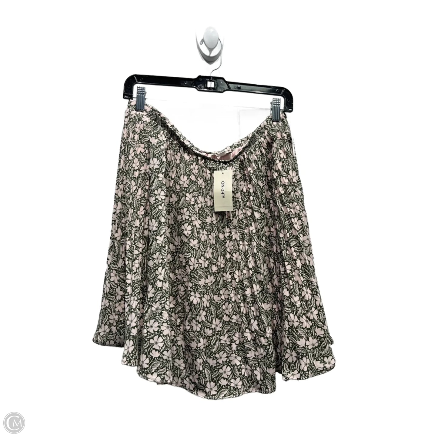 Skirt Mini & Short By On 34th In Green & Pink, Size: 12