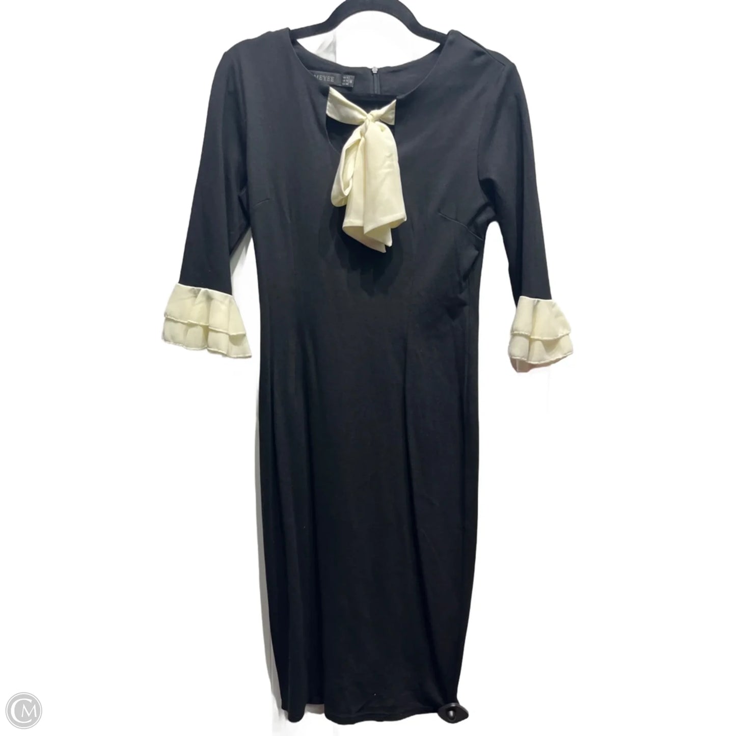 Dress Work By homeyee In Black & White, Size: M