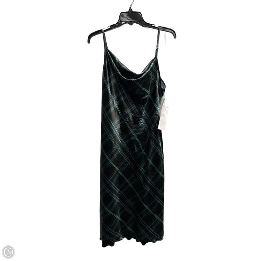 Dress Casual Midi By Bebe In Green & Orange, Size: Xl