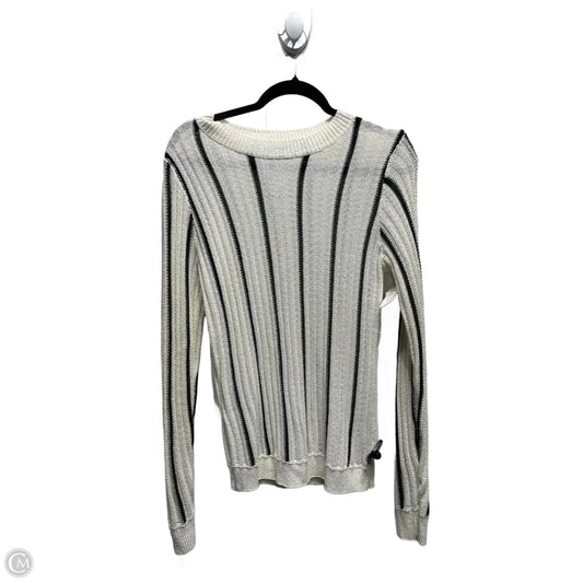 Sweater By Fore In Black & White, Size: Xs