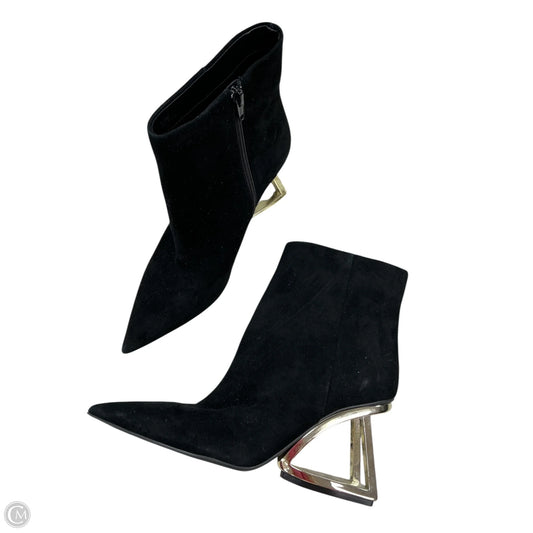 Boots Ankle Heels By Gianni Bini In Black, Size: 8.5