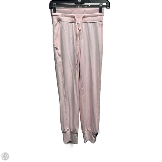 Athletic Pants By Lululemon In Pink, Size: 0