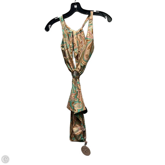 Swimsuit By FM In Green & Yellow, Size: L