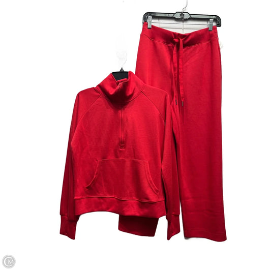Pants Set 2pc By CASLEY LAMITT In Red, Size: M