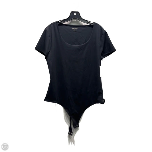 Bodysuit By Nine West Apparel In Black, Size: Xl