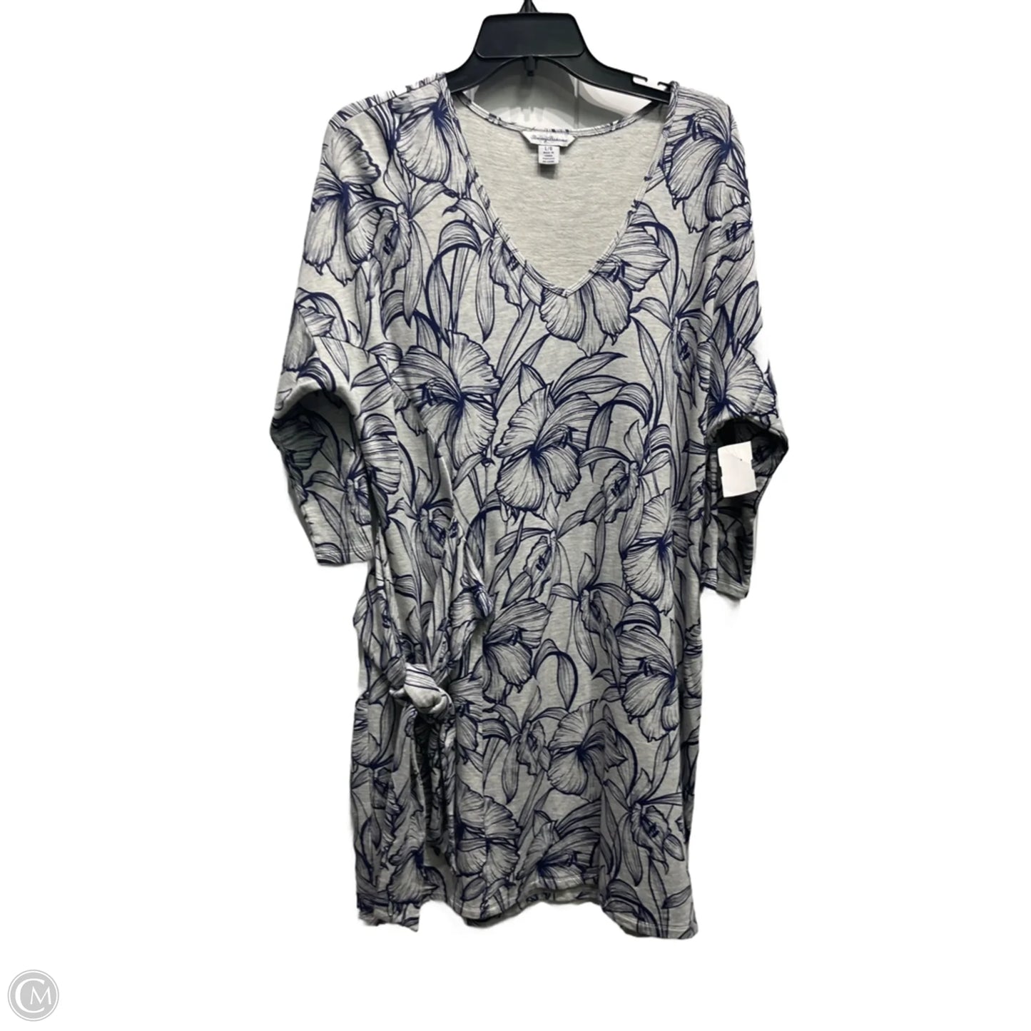 Dress Casual Short By Tommy Bahama In Blue & Grey, Size: L