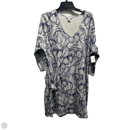 Dress Casual Short By Tommy Bahama In Blue & Grey, Size: L