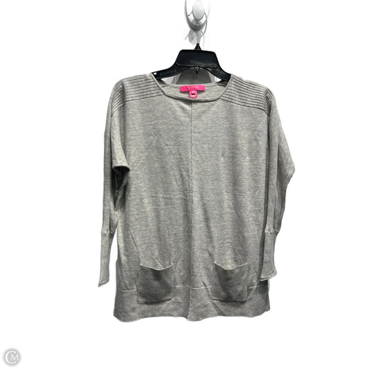 Sweater Designer By Lilly Pulitzer In Grey, Size: Xxs
