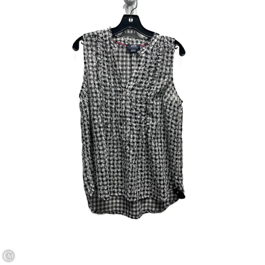 Top Sleeveless By Maeve In Black & White, Size: Xs