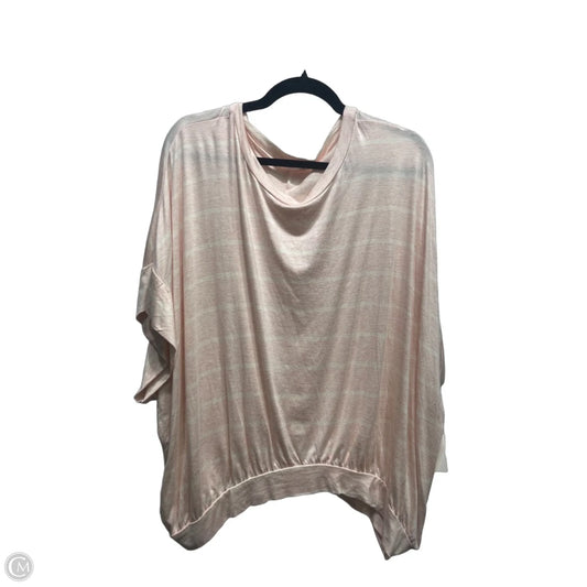 Top Short Sleeve By Talulah In Pink & White, Size: Xl