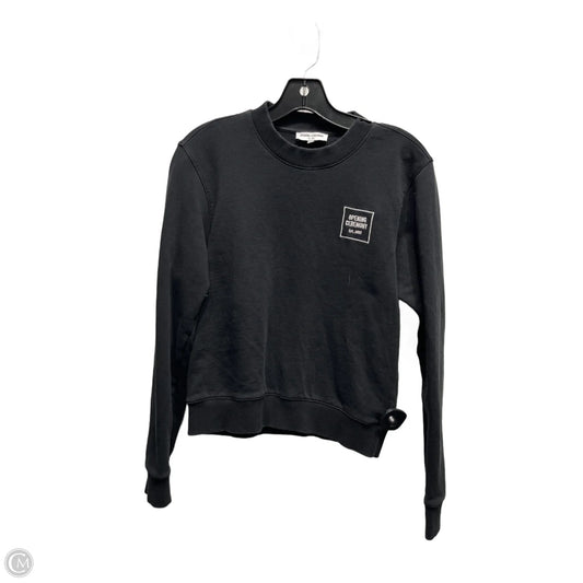 Sweatshirt Crewneck By OPENING CERWMONY In Black & White, Size: S