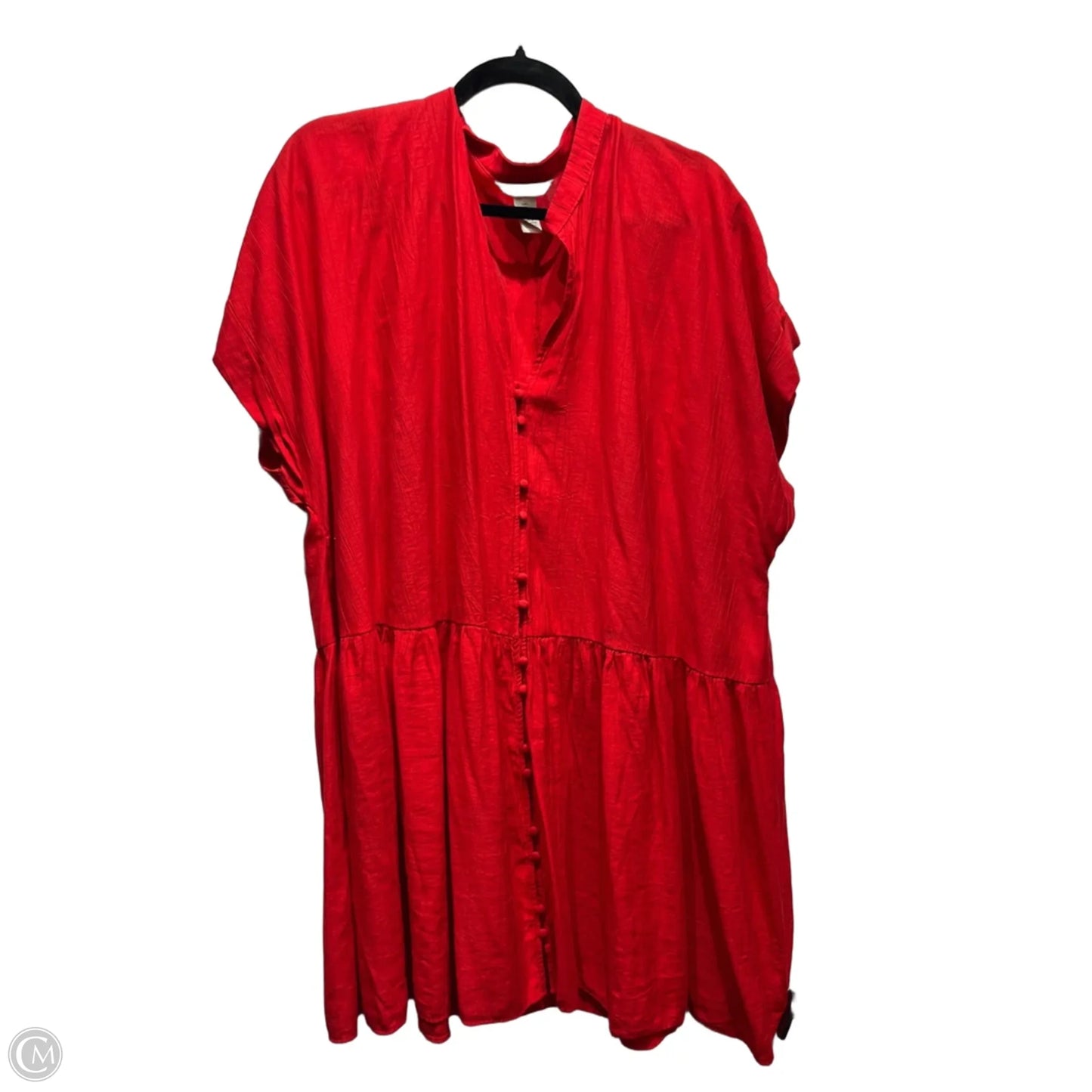 Dress Casual Short By H&m In Red, Size: L
