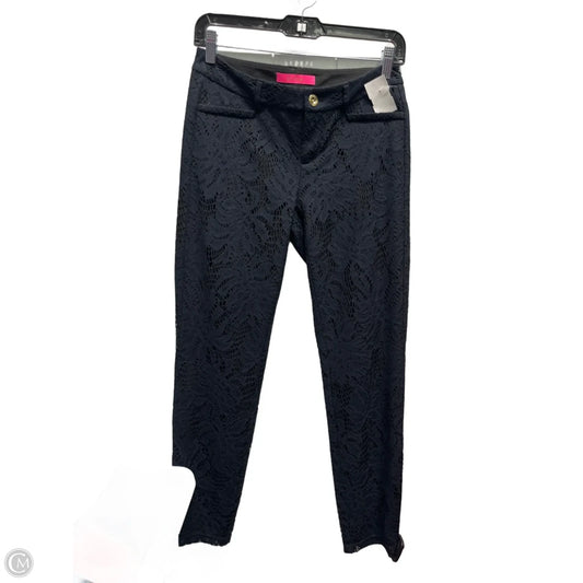 Pants Designer By Lilly Pulitzer In Black, Size: 0