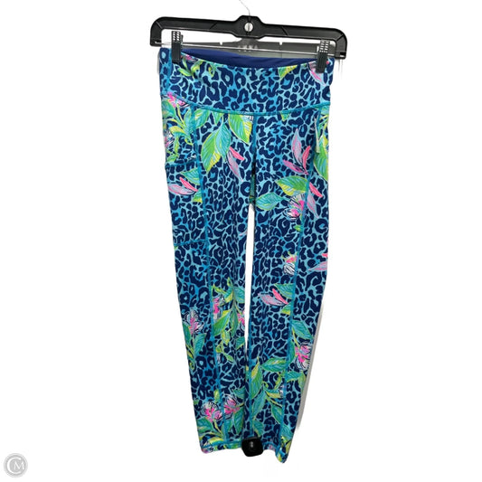 Pants Designer By Lilly Pulitzer In Blue & Pink, Size: Xs